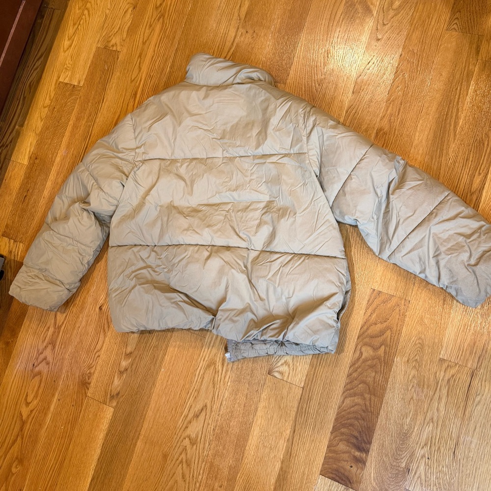 a new day Women's Tan Puffer Jacket - Picture 3 of 3